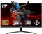 Gawfolk 27-inch IPS PC Screen, 2K WQHD (2560×1440P), 144Hz Gaming Monitor, 1ms Bezel-less, 99% sRGB, 178° Wide-Angle, HDMI, DisplayPort, Compatible with Wall-Mounted VESA100*100MM - Black