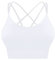 Generisch Amazon Warehouse Deal Fahrrad, Klassische BHS, Damen Sport BH Gepolstert Crossback Yoga Sports Bra Spaghettiträger Rücken Verkreuzt Gerippt Bustier Komfort Nahtlose BH, Deals of The Day