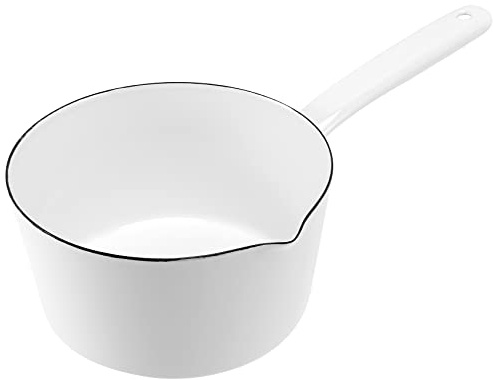 Aboiled 1.3L Estilo Japonés Cerámica Leche Olla Cocina Pan Pot Stewpan de Alimentos con Larga Cocción para una persona