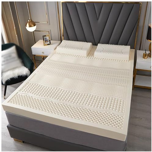 LCUVIMPEX Matelas en Latex Naturel, Matelas en Latex for Chambre à Coucher, Compression et Absence de déformation, Ventilation alvéolée, Doux Confortable, idéal for se détendre(9cm,180 * 200cm)