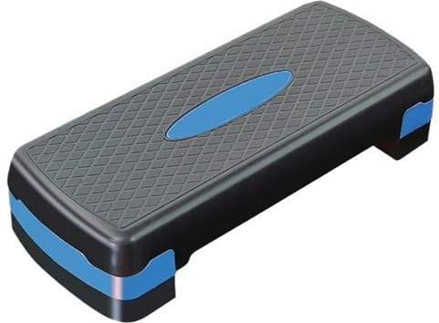 Aerobic Exercise Step Platform Plataforma de paso aeróbico ABS ajustable, tabla ejercicio for gimnasio en casa, entrenamiento físico(Blue)