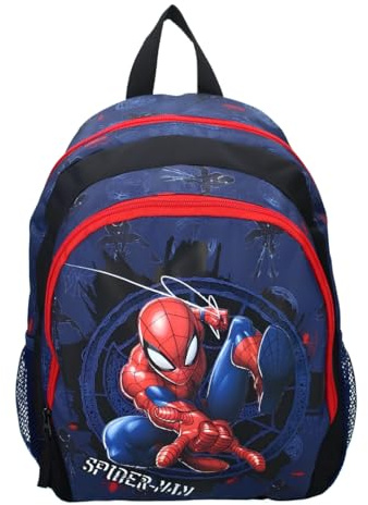 mybagstory Zaino Spiderman per ragazzo | Zaino scuola materna e primaria | Idea regalo per bambini dai 5 anni in su, dimensioni 35 x 27 x 14 cm con cinghie regolabili Comfort