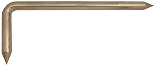 KS Tools 963.2521 - Pointe à tracer - 500mm, Ø 16mm - Gamme BRONZEplus - Pour le traçage de pièces à usiner - Pointe droite et inclinée à 90° - Antidéflagrant - Alliage Aluminium-Bronze