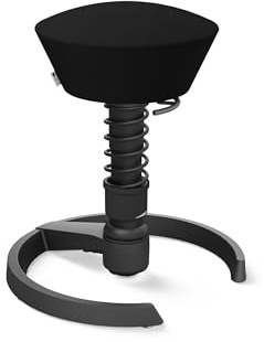 aeris Swopper – Ergonomischer Hocker – Bürohocker höhenverstellbar – Vielseitiger Sitzhocker für einen gesunden Rücken – Bürostuhl ohne Rollen, Feder Standard