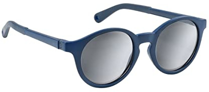 BÉABA, Lunettes de soleil pour Enfants 4-6 ans, Protection 100% UV - CAT 3, Protection Latérale, Confort Optimal, Branches ajustables 360°, Bleu Marine