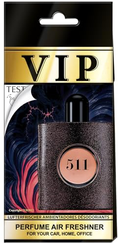 VIP 5er Pack | Premium Car Scents - Langanhaltende Lufterfrischer für Auto, Zuhause und Büro - Luxuriöse Düfte, inspiriert von Top-Parfümhäusern