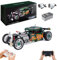 Technik Oldtimer Autos Hot Rod 1949, Mit Motoren Set, 1:8 Vintage Auto Modellbausatz, 2618-tlg Groß MOC Klemmbausteine Oldtimer, Technik Oldtimer Auto