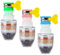 EACHPT 3Pcs Filtro de agua para grifo Filtración de 360 ° Giratorio y Retráctil 6 capas mini Grifo de agua de carbón Activado grifo Purificador a Prueba de Salpicaduras Purificador de agua