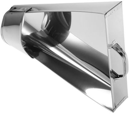 Abaodam Paletta per Ghiaccio in Acciaio Utensile da per Snack Secchi Paletta Triangolare Efficiente per Riempire Patatine Fritte e Frutta Secca