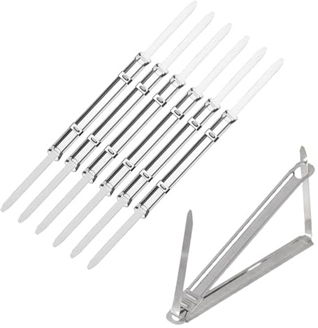 Bajiuxhfei 100 Pièce Fixation Relieur de Document, Attache de Papier de 80 mm, Clips de Fixation Relieur, Attaches de Bande de Fichier, Fixation de Papier de Classement pour Agendas, Reliure Dossier