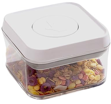 Contenitore Per Cereali | Contenitori Per Alimenti Impilabili | Barattolo Trasparente Ermetico Adatto A Snack Riso Frutta Secca Tè Sfuso Caffè In Grani Spezie Organizzazione Dispensa