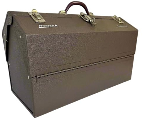 Homak Industrial 22-Inch Cantilever Steel Toolbox, Brown Winkle Powder Coat, BW00210220