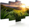 B&D XXL - Wandbilder XXL Landschaft Natur 225x112cm 5 tlg - Wand Deko Leinwand Bilder Groß Wanddeko Wohnzimmer Schlafzimmer Kunstdrucke - Gebirge Wiese c-A-0095-b-m