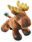 Wild Republic 17913 Hug 'ems Plüschtier, Kuscheltier, Elch 18 Cm