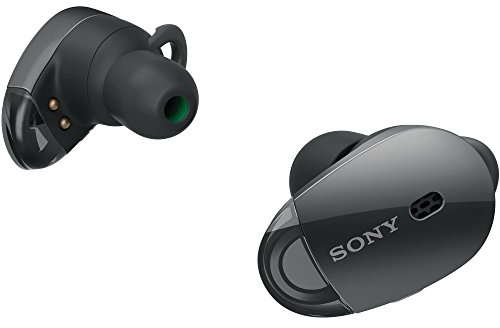 Sony WF-1000X True Wireless Kopfhörer inkl. Lade-Etui (Noise Cancelling, Bluetooth, NFC, bis zu 9h Akkulaufzeit, Amazon Alexa) schwarz