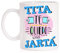 Taza Tita. Tita te quiero una jartá. Taza de regalo para títas con caja divertida. (Jartá)