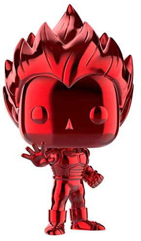 POP Funko Dragonball Z 154 Super Saiyan Vegeta Chrome Red Convention 2019