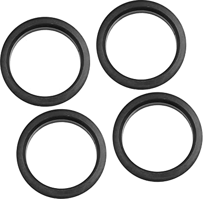 A ABSOPRO Moyeu Centrique Anneaux 73,1 à 60,1mm Roue Alésage Centre Noir (Ensemble de 4)