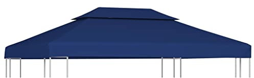 Home Hardware Businese 2-stöckige Pavillon-Abdeckung, 310 g/m², 4 x 3 m, Blau