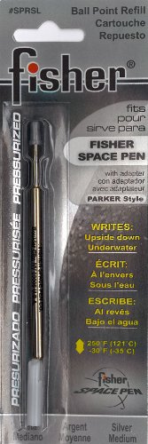 Fisher Space Pen Mine in 9 div. Farben: Fisher-Minen-Farbe: Silber-Grau M (Mittel)