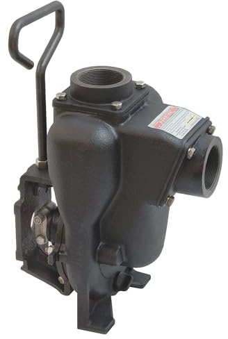 Banjo 200POI Cast Iron Centrifugal Pump Head, Gas Engine Driven, 50 Max Head (ft), 45 psi Max Pressure, 2 Connection