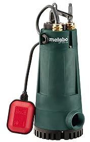 Metabo Drainagepumpe DP 18-5 SA (604111000) Karton, Nennaufnahmeleistung: 900 W, Max. Fördermenge: 18000 l/h, Max. Förderhöhe: 9.4 m