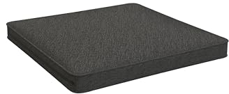 POKAR Loungekissen Sitzkissen Sitzauflagen Stuhl Stuhlkissen für Stuhl Rattanmöbel Gartenmöbel Kissen Outdoor Sitzpolster Lounge Polster 40x40x5 cm, Anthrazit