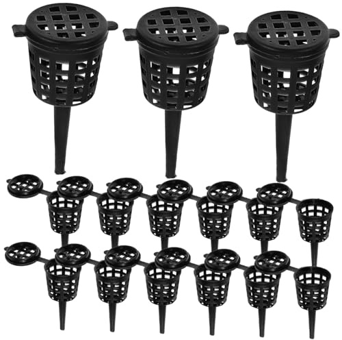 BESPORTBLE Cesta Abono Para Bonsái 50 Uds Cestas De Fertilizante Para Jardín - Macetas De Plástico Portátiles - Ideal Para Orquídeas Suculentas y Cultivos De Bonsái