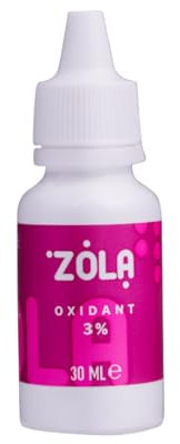 zolac cosmetic Oxidant 3% 30ml - Activateur Professionnel pour Teinture Sourcils et Cils - Coloration Longue Tenue - Formule Douce Sans Ammoniaque - Résultat Naturel et Soin des Sourcils