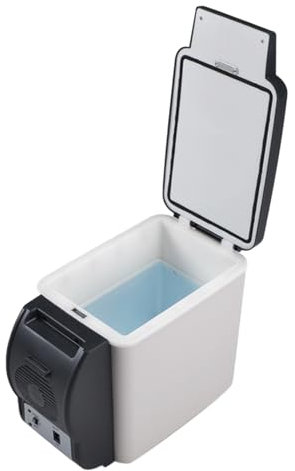 Tragbarer Autokühlschrank – Gefrierschrank 12 V, elektrisches Kühlgerät | Fassungsvermögen 6 l für Reisen, Camping und Picknick, Doppelfunktions-Gefrierschrank und warm für die Aufbewahrung