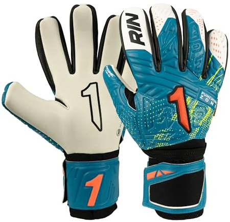Rinat Guante de Portero Fiera Prime, Verde/Naranja, Unisex Niños