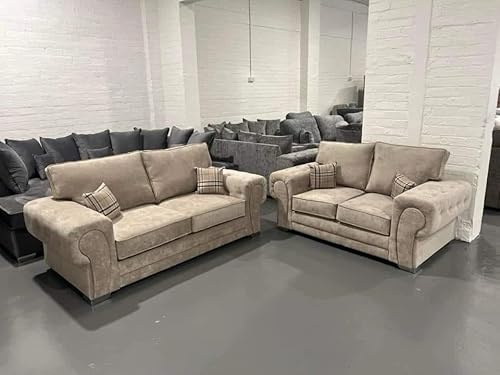 Verona Range Corner & 3+2 Sofas | Scatterback & Highback | Modern Comfortable 2 Seater, 3 Seater, 2C2 Corner, L Shape Sets for Living Room (3+2 Highback)
