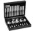 Arthur Price Every Day 58-Piece Kings 8-Person Canteen Set, Stainless Steel, Silver, 53.4 x 31.6 x 6.86 cm