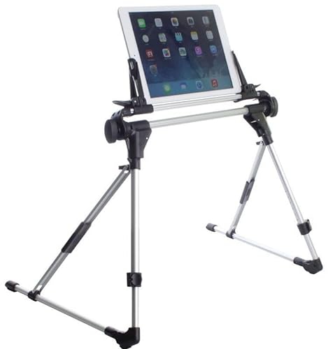 AFUNTA Supporto Universale per Cellulare Tablet, Universale Pieghevole Supporto per Tablet, Stand Holder Portatile per iPad 1 2 3 4 5 Air iPhone Samsung Galaxy Tab sul Letto Sofa Floor Outdoor