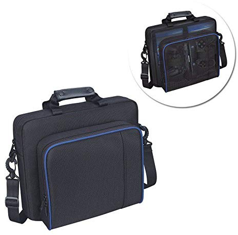 Kabalo Console Case Travel Protective Padded Carry Bag Shoulder Strap for PS4