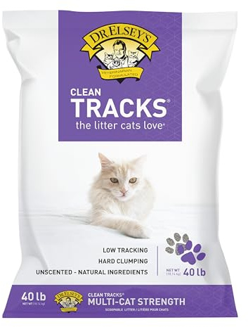 Dr. Elsey's® Clean Tracks Clumping Clay Cat Litter 40 lb. Bag