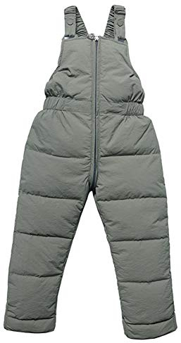 Happy Cherry - Pagliaccetto da Neve Caldi Bambini Bambino Salopette Piumino Invernale Senza Maniche Tute da Neve Inverno Ragazzo Ragazza Tuta da Sci Calda Pantaloni Lunghi - 2-3 Anni