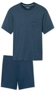 Schiesser Herren Schlafanzug kurz Rundhals - Nightwear Set, Admiral_181155, 56
