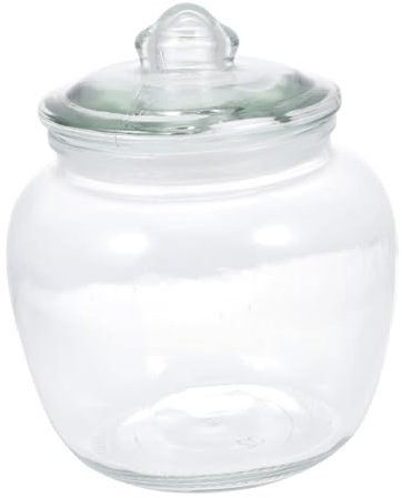 Amosfun Tarro Para Encurtidos De Gran Capacidad Recipiente De Vidrio Sellado Perfecto Para Bricolaje