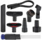 Vacuum Cleaner Attachment 9PC, Household Cleaning Vacuum Cleaner Set for Shop Vac Accessories, 2 1/2 to 1 1/4 Vacuum Hose Adapter, 1 1/4 Shop Vacuum Brushes for Vac Accessories 1/4 inch 1 3/8 inch