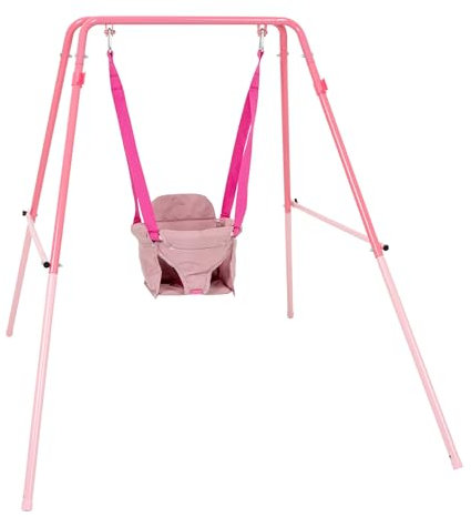 TP Toys Pink Foldaway Baby Swing, Metal, One Size
