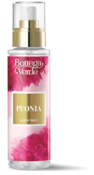 Bottega Verde - Body Mist Peonia, 150 ml, Fragranza Fiorita con Peonia e Pepe Rosa, Dolce e Raffinata, Formula Vegana Dermatologicamente Testata, per Tutti i Tipi di Pelle