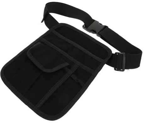 Garneck Pochette Serveur Femme Toile Réutilisable avec Ceinture Ajustable Sac Tablier Pratique et Résistant pour Serveuses
