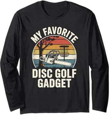 Blague sur Le Disc-Golf Mon Gadget de Disc-Golf préféré Manche Longue