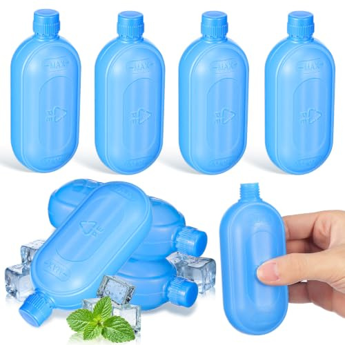 Toddmomy 8 Blocs Réfrigérants Longue Durée, Pain de Glace pour Glacière Et Isotherme, Accumulateur de Froid Réutilisable pour Boissons Camping, Élément de Refroidissement Ventilateur Clima