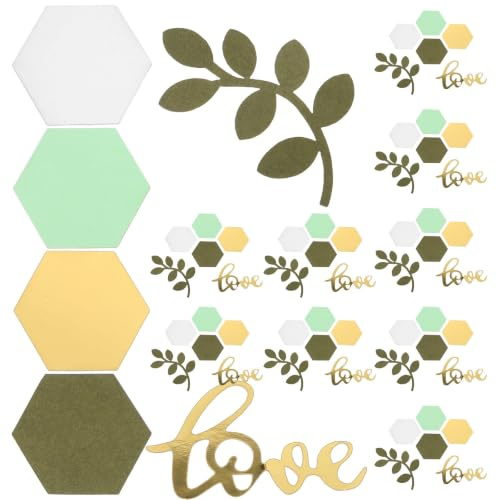WRITWAA 500 Unidades Confeti Verde de Papel para Decoración de Mesa en Fiestas Temáticas y Cumpleaños Función de Adorno Festivo y Esparcimiento Elegante