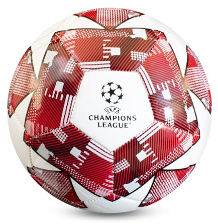UEFA Cl07693 Team Merchandise Ballon de Football Ligue des Champions Blanc Taille Unique