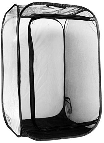 Makluce N/P Large Monarch Butterfly Habitat Mini Cage,Mini Plant Greenhouse,Insect And Butterfly Cage Pop-up Collapsible Insect Mesh Cage With Zipper Protection For Easier Clean judicious