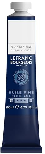 Lefranc Bourgeois Huile Fine Tube 200ml Blanc De Titane