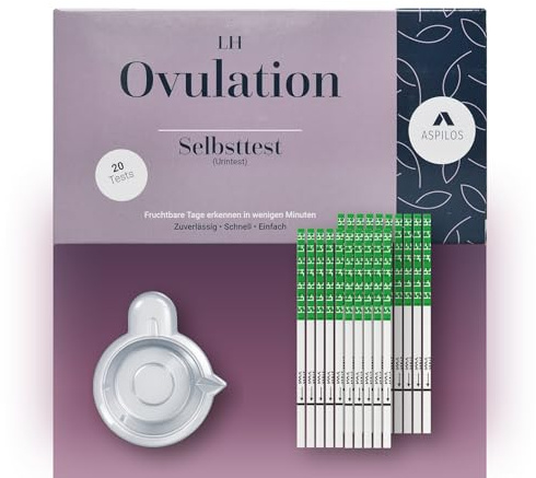 Test rapido dell'ovulazione - Test di ovulazione per la casa - Risultato rapido - Affidabile e preciso - Test medici di qualità di laboratorio (7, standard)